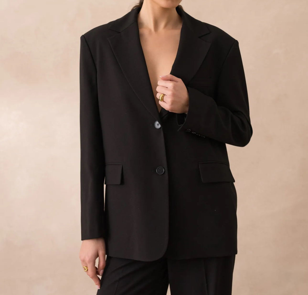 Veste Blazer Noir « Iconique » TALL